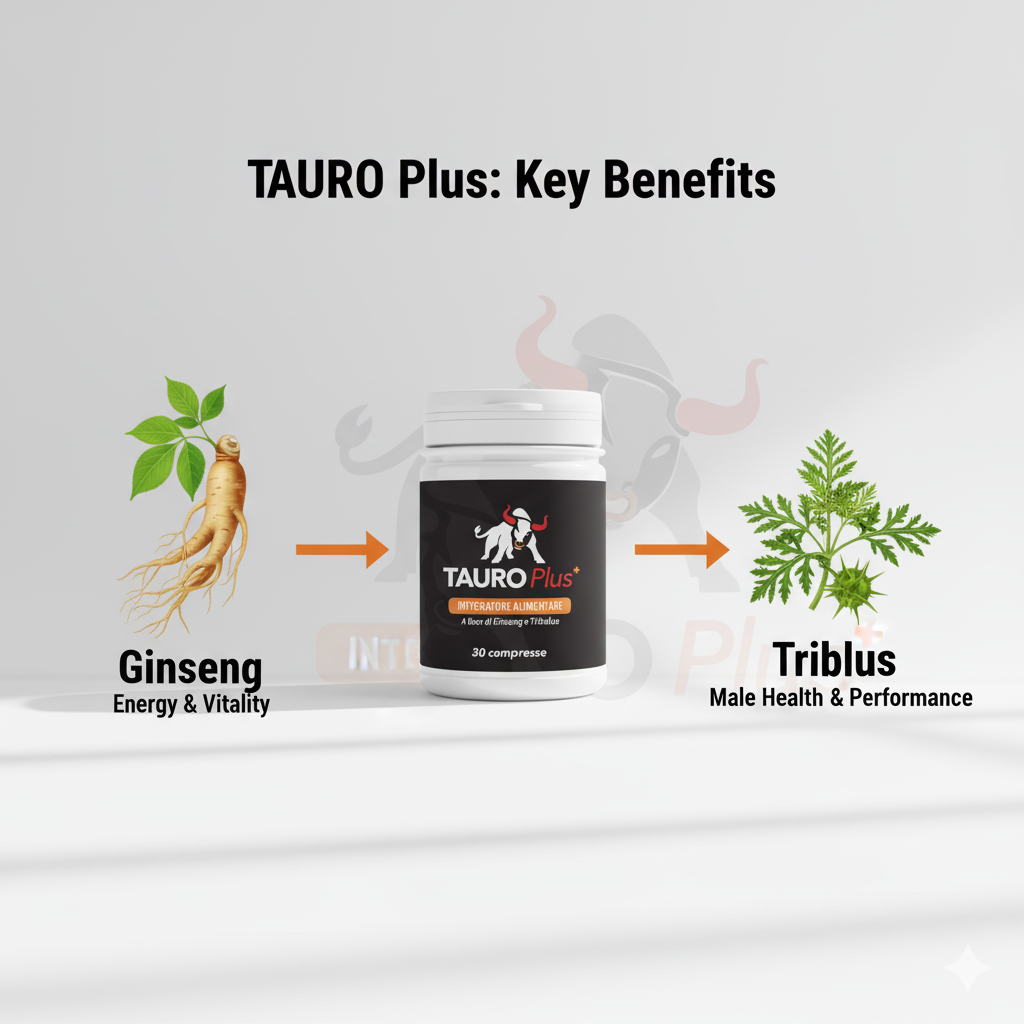 Ingredienti chiave di Tauro Plus: Ginseng e Tribulus